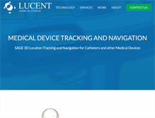 Tablet Screenshot of lucentmedical.com